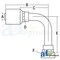 A & I Products HW-FJX90L Female JIC 37 - Swivel - 90 Degree Elbow 8 x4 x2 A-FJX90L-12-12-W - alternate 3